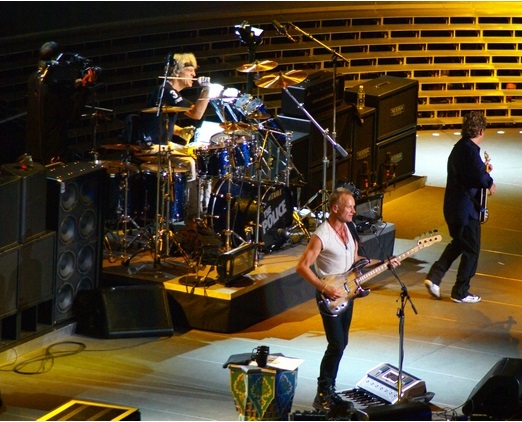 The Police performing at Madison Square Garden in 2007. Photo by Lionel Urman/Common Creatives.