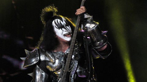 Gene Simmons performing in Liverpool. Photo: David Sejrup