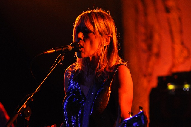 Kim Gordon of Sonic Youth at All Tomorrow's Parties New York 2010, Monticello, New York. Photo by Jason Persse/Flickr.