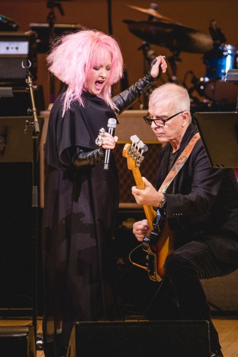 Cyndi Lauper with Tony Visconti . Photo: Griffin Lotz for Rolling Stone