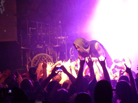 Behemoth frontman Nergal live in Philadelphia.