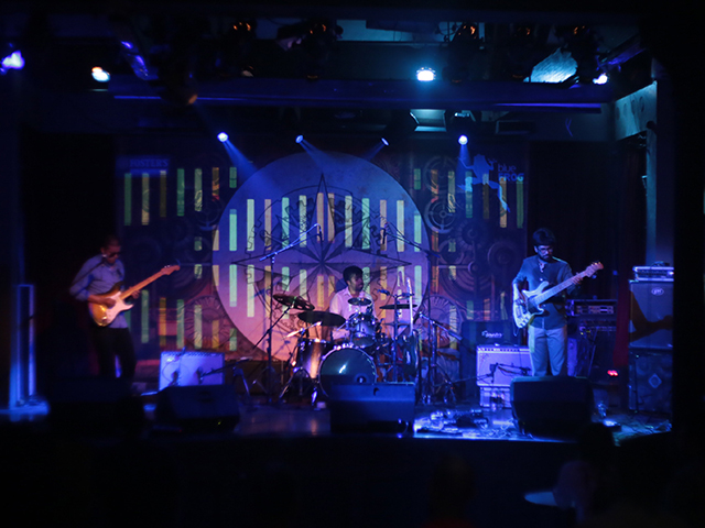 The Bodhisattwa Trio launched their second album 'Heart of Darkness' at Blue Frog Mumbai. Photo by Bryan Jacob Daniel.