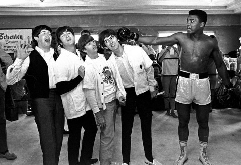 Muhammad Ali was just days away from becoming Heavyweight Champion when he met up with the Beatles. Photo: Wikimedia Commons