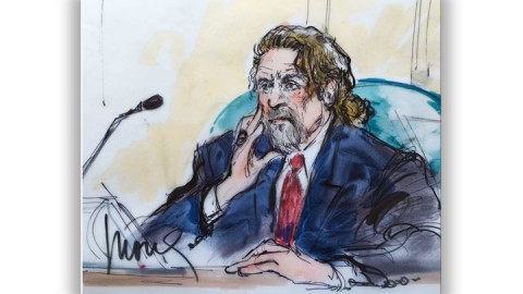 The Led Zeppelin "Stairway to Heaven" trial got ugly in its fourth day as the defense tried, and failed, for a "Gotcha!" moment. Art by Mona Shafer Edwards