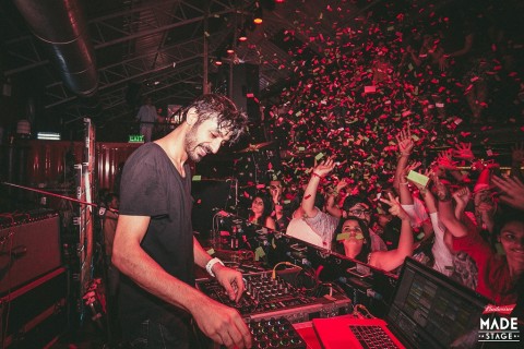 Sahej Bakshi aka Dualist Inquiry performing at Budweiser MADE Stage in Mumbai on July 2nd, 2016.