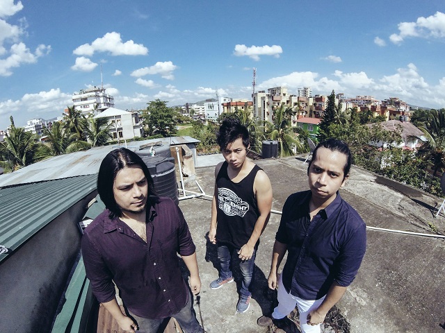 Pop/rock band Circlelost - (from left) Siddharth Barooa, Nishant Hagjer and Amitabh Barooa. Photo: Courtesy of the artist