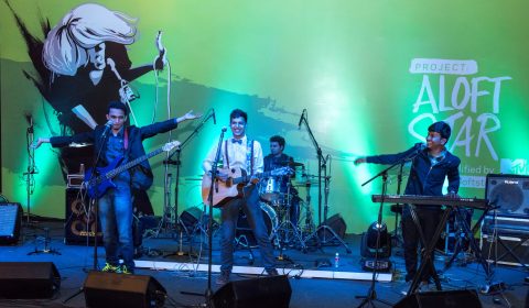 Pune-based quartet After Acoustics perform live at Project Aloft Star.