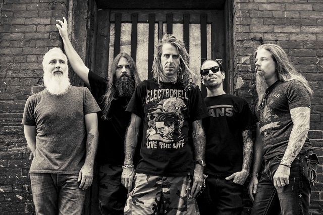 American metallers Lamb of God: John Campbell, Mark Morton, Randy Blythe, Willie Adler and Chris Adler (from left). Photo: Travis Shinn