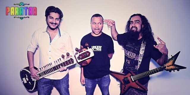 (L-R) Akshat Deora, Siddharth Basrur and Samron Jude of electro-rock act Paratra. Photo: Mariel Diella.