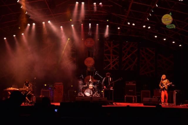 New Delhi rock band Menwhopause at the Orange Festival of Music and Adventure, Arunachal Pradesh. Photo: Nabam Tadi