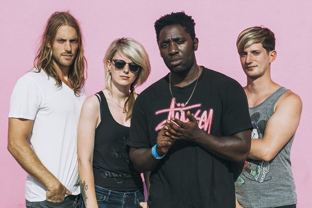 Bloc Party - (from left) Justin Harris, Louise Bartle, Kele Okereke and Russell Lissack. Photo: Rachael Wright