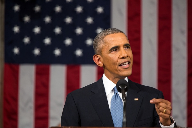 Barack Obama delivered an impassioned plea for unity in his moving farewell address. Photo: Official White House Photo by Pete Souza, 2015.