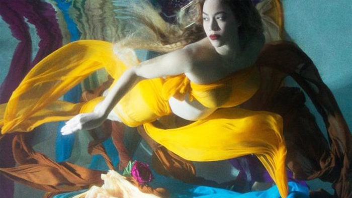 Beyonce unveiled a new album of maternity photos after announcing she is pregnant with twins. Photo: beyonce.com