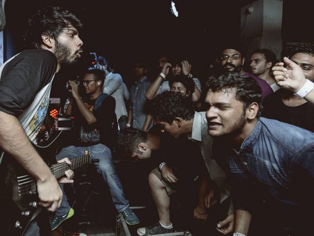 Colossal Figures live at the Double Bill in New Delhi in 2016. Photo: Courtesy of the artist