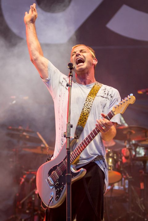 Bush frontman Gavin Rossdale at Rock on the Range 2017. Photo: Kenny Bahr