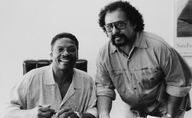 Louiz with Herbie Hancock. Photo: Courtesy of the artist 