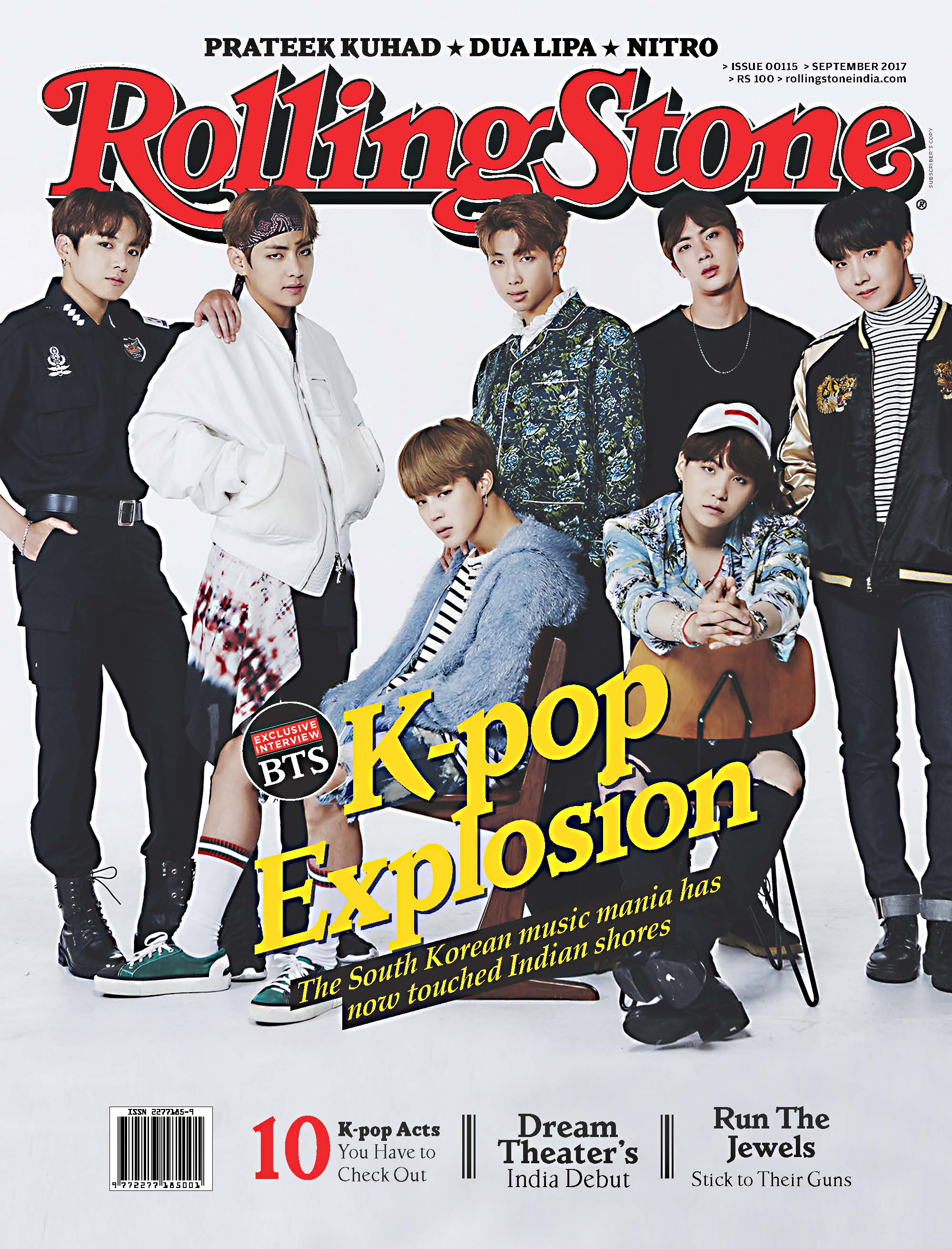 Now Available: BTS Official Rolling Stone India Cover Poster
