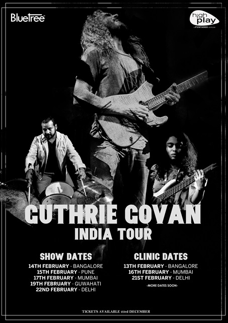 guthrie govan india tour