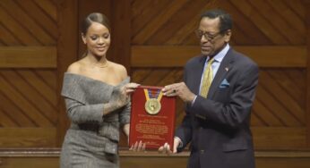 Watch Rihanna Accept Harvard’s Humanitarian Of the Year Award