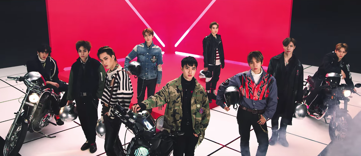 Watch EXO Get Biker-Chic in the Music Video for 'Tempo'
