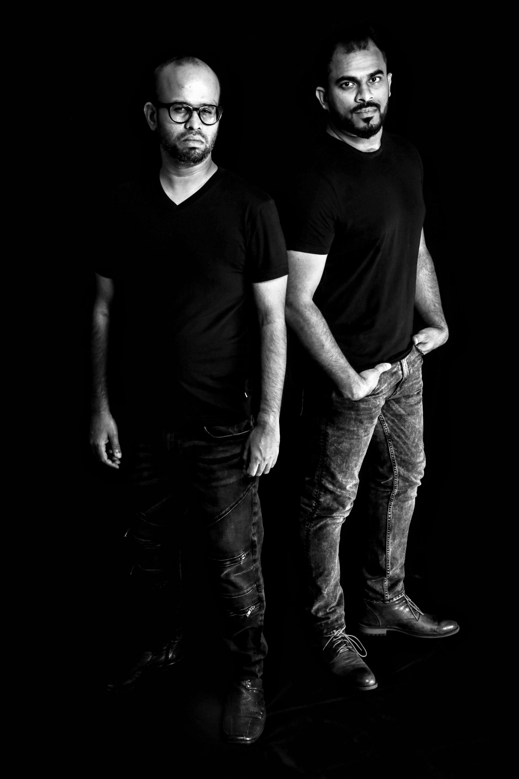 Abhishek Pradeep and Abe Varghese, musicians from Of Lambs and Lions