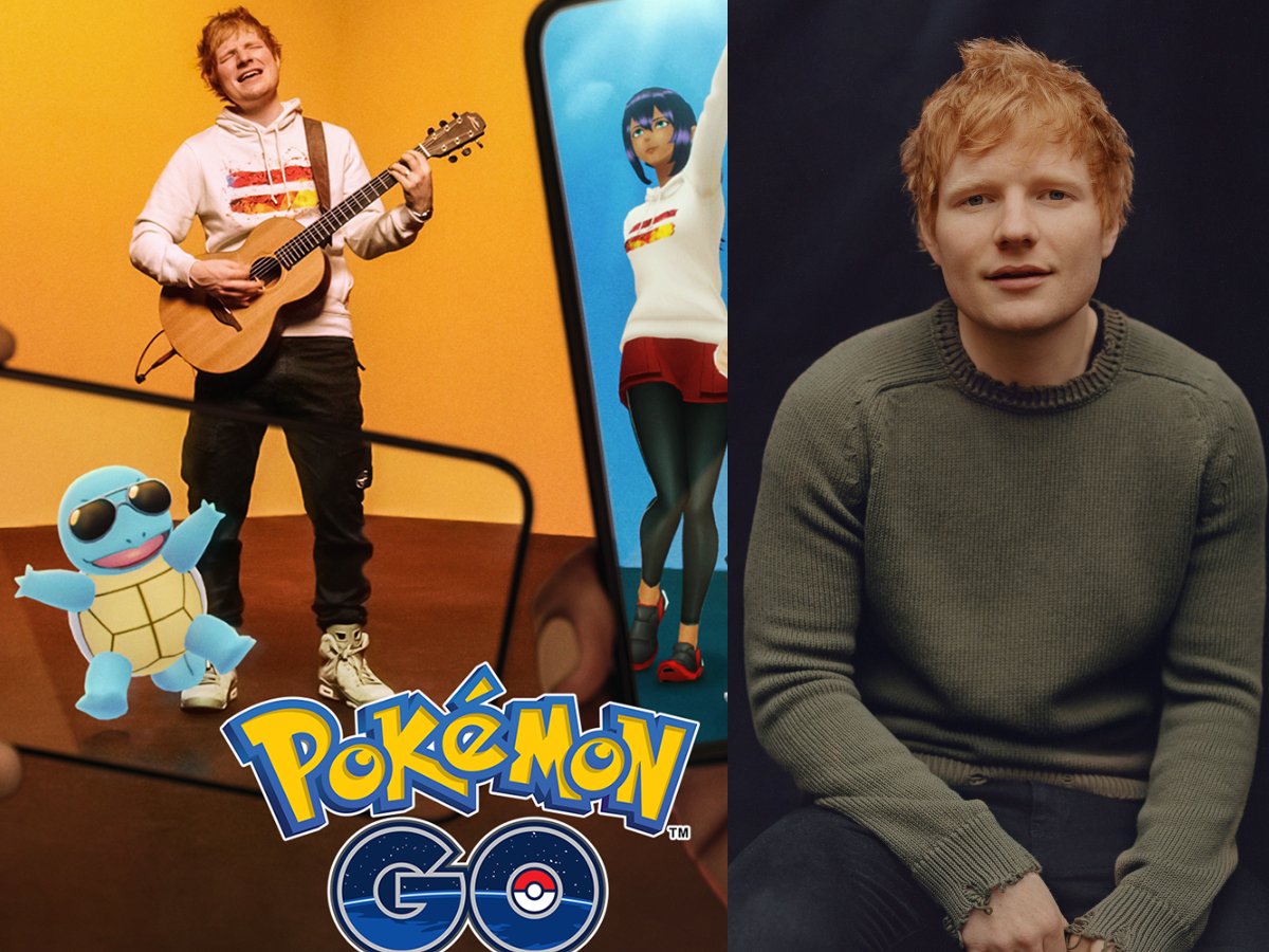 Ed Sheeran Teams Up with Pokémon GO for In-Game Event