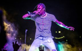 Rapper Travis Scott at Coachella Festival