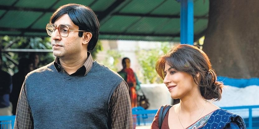 Abhishek Bachchan and Chitrangada Singh in Bob Biswas movie