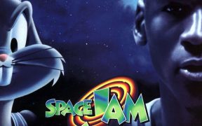 Bugs Bunny and Michael Jordan on Space Jam