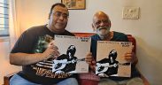 Aveek Chatterjee of Free School Street Records and musician Susmit Bose