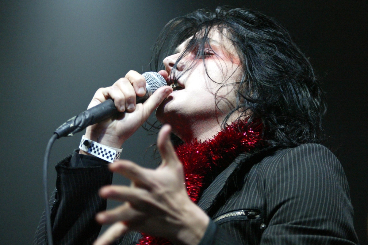 My Chemical Romance vocalist Gerard Way live