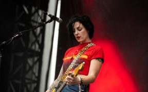 Brody Dalle of the band Distillers