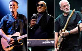 Bruce Springsteen, Stevie Wonder, David GIlmour.