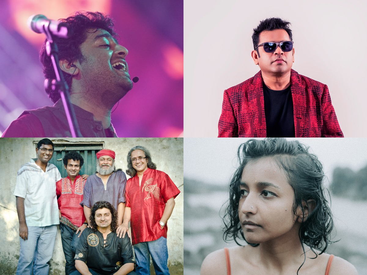 Musicians Arijit Singh, AR Rahman, Indian Ocean and indie artist Ditty