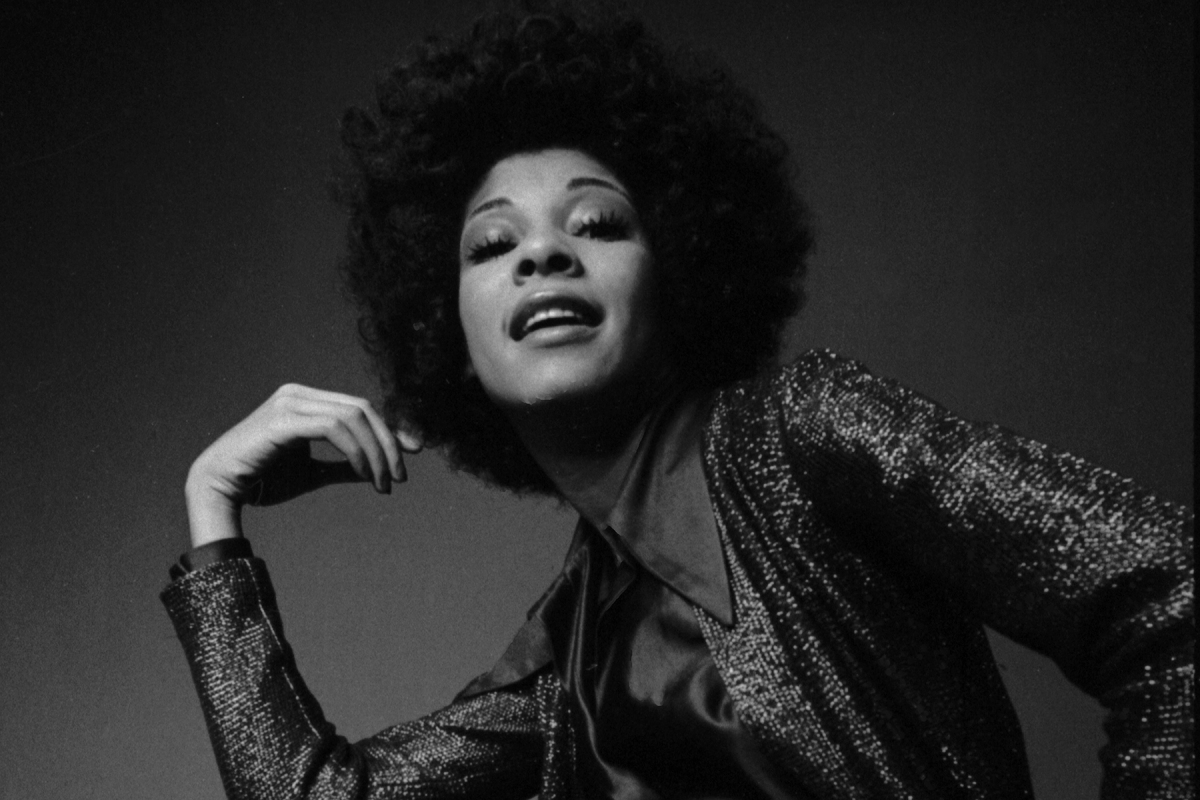 Betty Davis monochrome photo