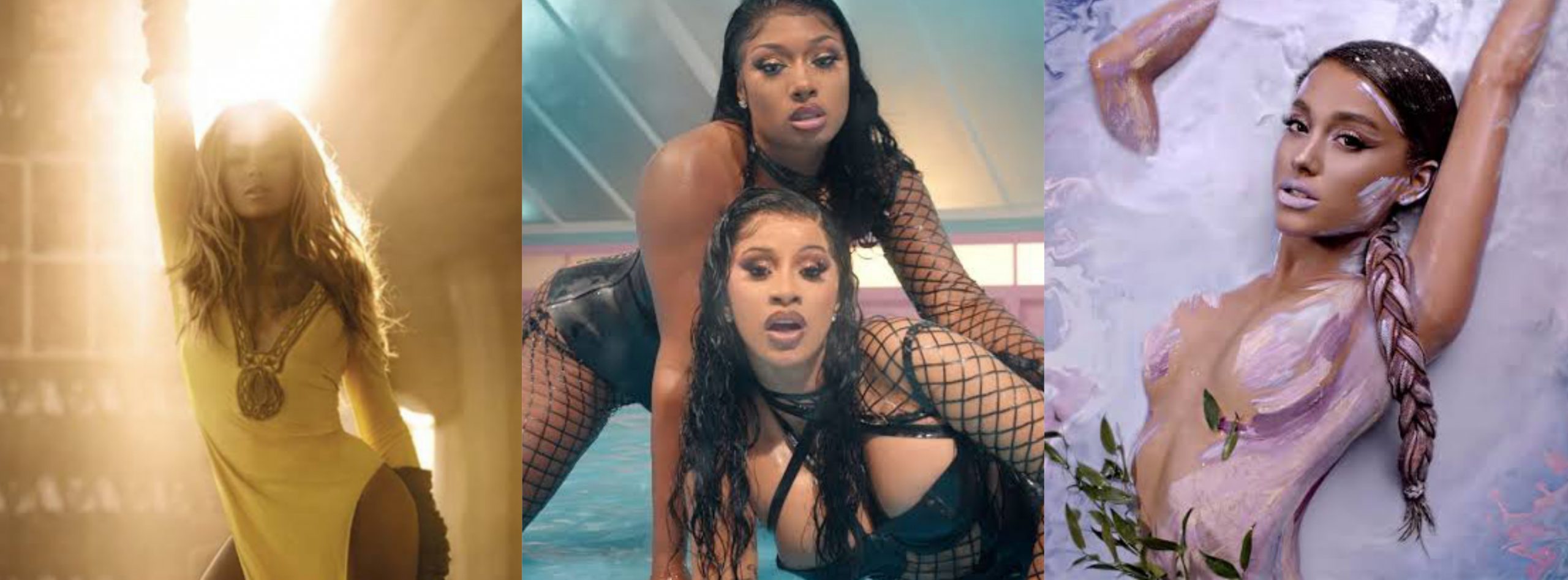 Beyonce, Cardi B, Megan Thee Stallion and Ariana Grande