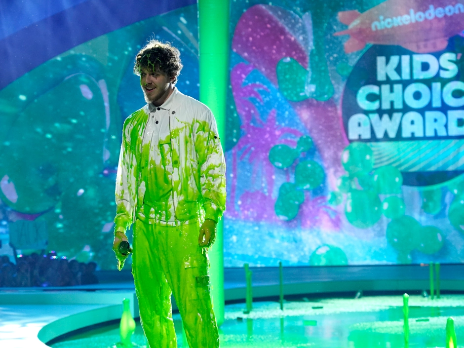 See Jack Harlow Perform Medley, Get Slimed at Kids Choice Awards