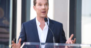 Benedict Cumberbatch speaking in public