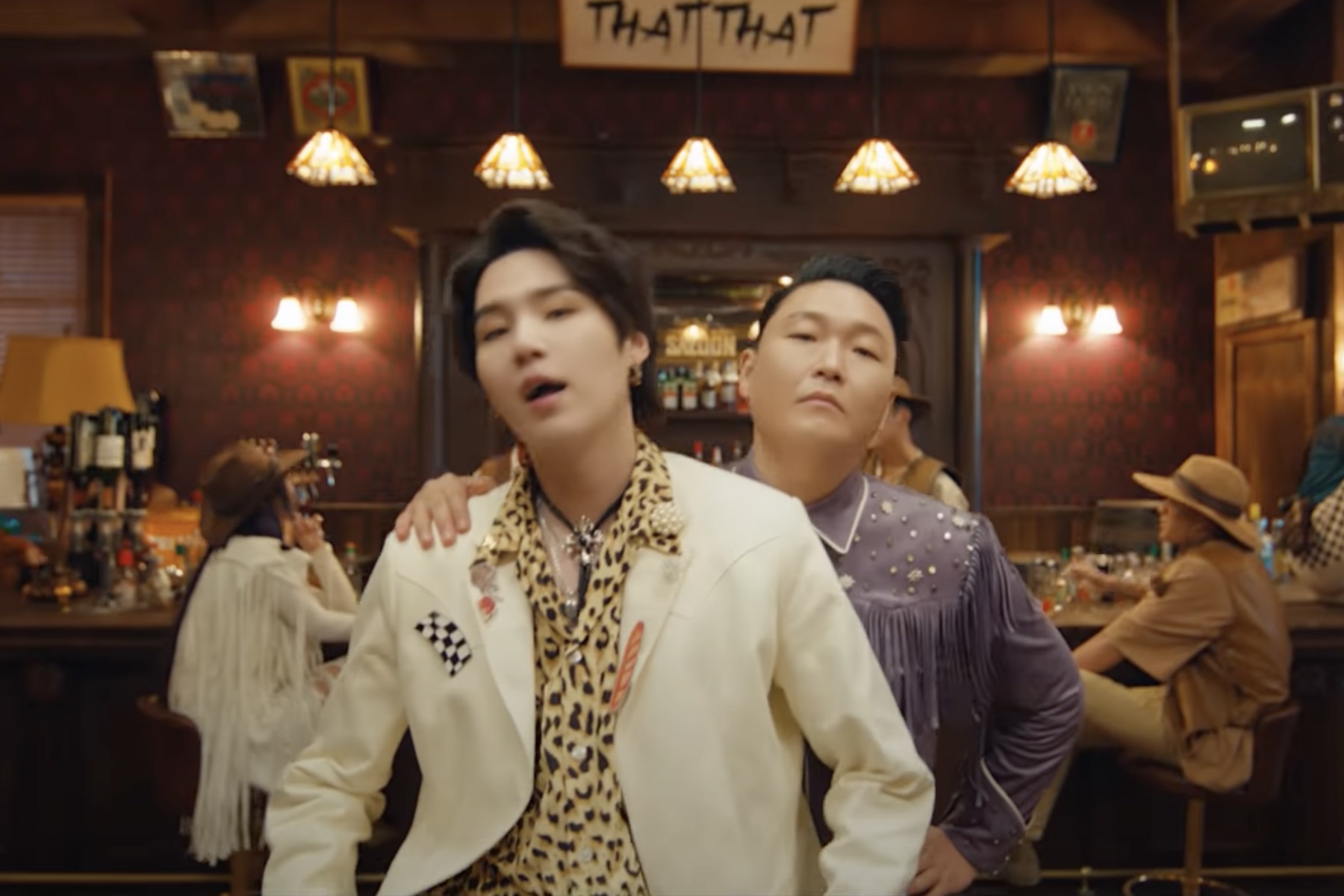 Suga and Psy