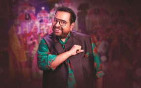 Shankar Mahadevan in green shirt and black vest