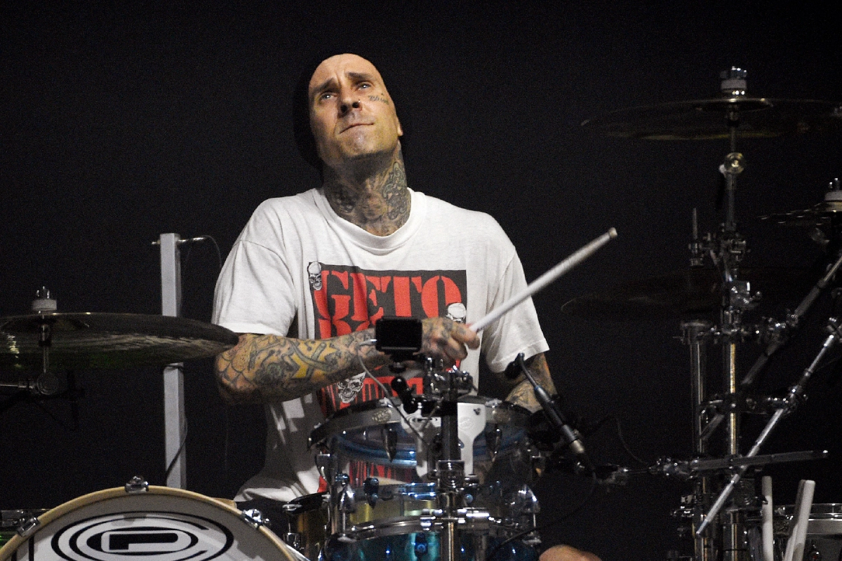 Travis Barker Returns to the Stage for the First Time Since Hospitalization at Machine Gun Kelly Show