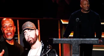 Dr. Dre Inducts Eminem Into Rock and Roll Hall of Fame: ‘His Gifts Were Undeniable’