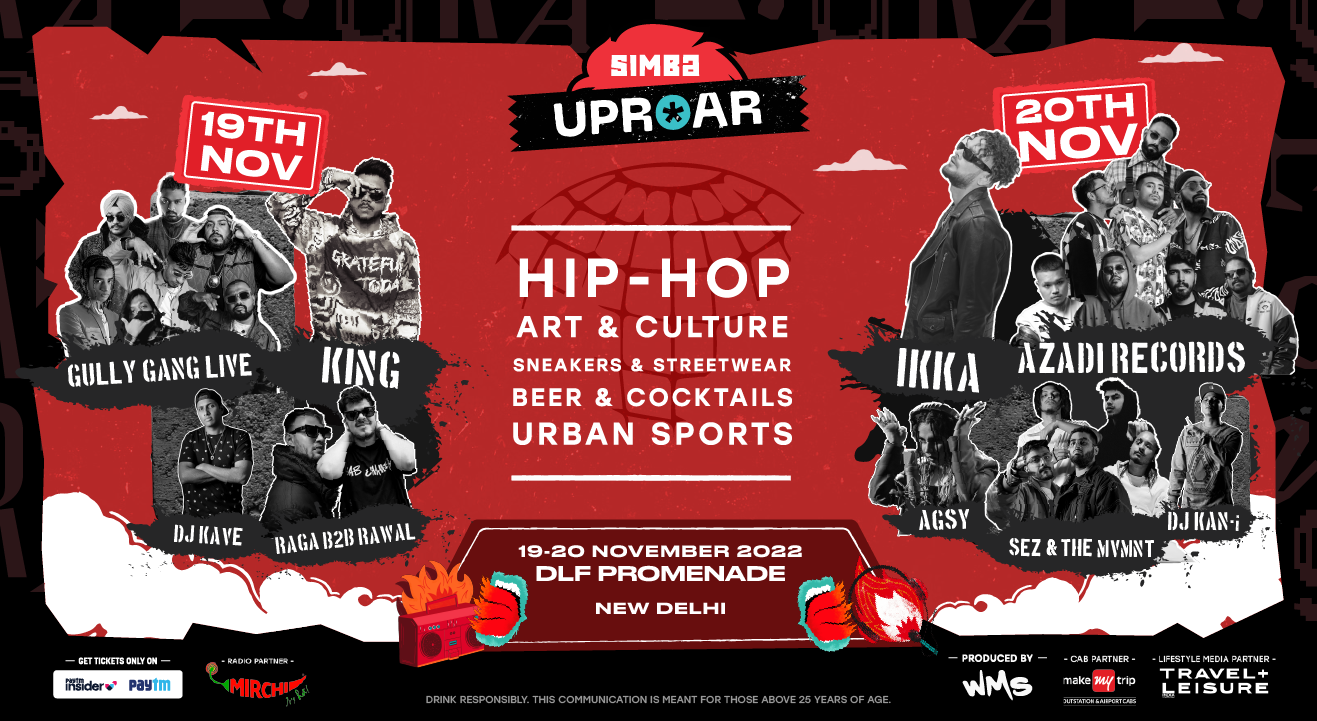 Hip-Hop Festival Simba Uproar Brings Together King, Ikka, Gully Gang, Azadi Records, and More