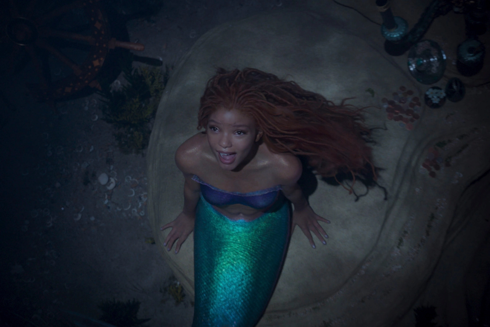 ‘The Little Mermaid’ Teaser: Ursula’s Villainous Cackle Threatens to Drown Out Halle Bailey’s Voice