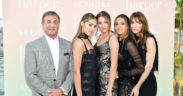 Sylvester Stallone with his wife and kids STEFANIE KEENAN