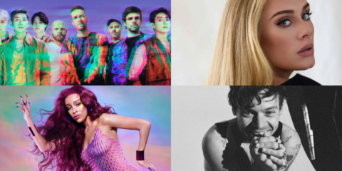 Artists and Grammy 2023 nominees Coldplay, Adele, Harry Styles and Doja Cat