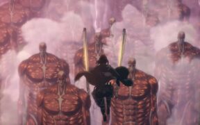 Hange Zoe in Attack On Titan anime show