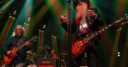 Warren Haynes and Billy Gibbons onstage at Christmas Jam 2023