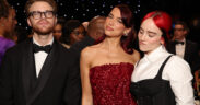 Dua Lipa, FINNEAS and Billie Eilish at Critics Choice Awards