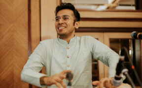 Nikhil Paralikar aka The Tabla Guy smiling